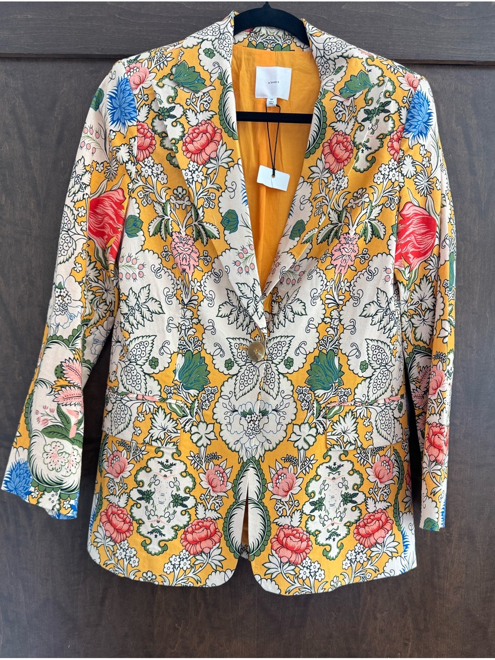 NWT A Loves A Linen Blend Blazer